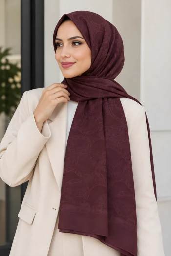 Mürdüm Aura Soft Şal