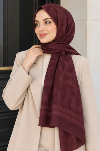 Mürdüm Aura Soft Şal