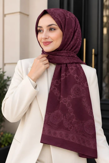 Mürdüm Aura Soft Şal